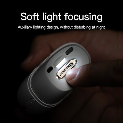 Multi-Functional Electric Nail Clipper,Dual-Speed Adjustment, Built-in Nail Clippings Collector,LED Soft Light, Low Noise Tech Jelly  Soak  Pedicure Rechargeable Electric Pedicure Kit